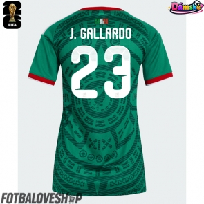 Mexiko Jesus Gallardo #23 Dámské Domácí Dres MS 2026 Krátký Rukáv