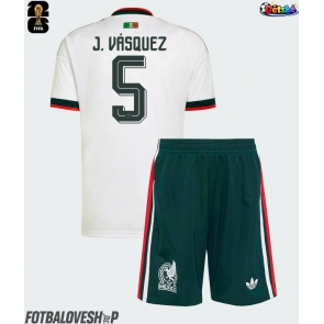 Mexiko Johan Vasquez #5 Dětské Venkovní Dres MS 2026 Krátký Rukáv (+ trenýrky)