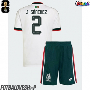 Mexiko Jorge Sanchez #2 Dětské Venkovní Dres MS 2026 Krátký Rukáv (+ trenýrky)