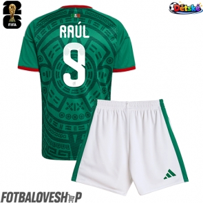 Mexiko Raul Jimenez #9 Dětské Domácí Dres MS 2026 Krátký Rukáv (+ trenýrky)