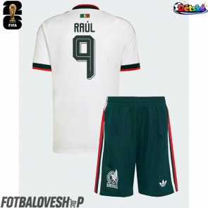 Mexiko Raul Jimenez #9 Dětské Venkovní Dres MS 2026 Krátký Rukáv (+ trenýrky)
