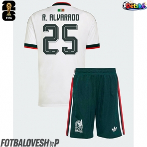 Mexiko Roberto Alvarado #25 Dětské Venkovní Dres MS 2026 Krátký Rukáv (+ trenýrky)