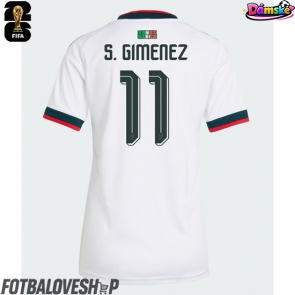 Mexiko Santiago Gimenez #11 Dámské Venkovní Dres MS 2026 Krátký Rukáv