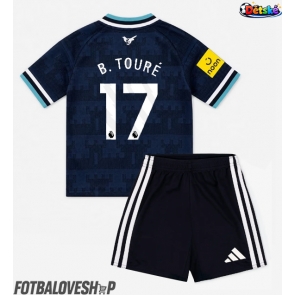 Newcastle United Bazoumana Toure #17 Dětské Venkovní Dres 2026-27 Krátký Rukáv (+ trenýrky)