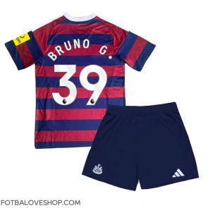 Newcastle United Bruno Guimaraes #39 Dětské Venkovní Dres 2024-25 Krátký Rukáv (+ trenýrky)