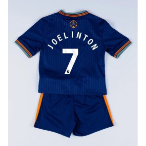 Newcastle United Joelinton #7 Dětské Alternativní Dres 2025-26 Krátký Rukáv (+ trenýrky)