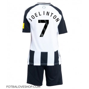 Newcastle United Joelinton #7 Dětské Domácí Dres 2024-25 Krátký Rukáv (+ trenýrky)