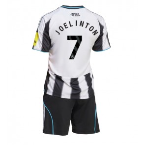 Newcastle United Joelinton #7 Dětské Domácí Dres 2025-26 Krátký Rukáv (+ trenýrky)