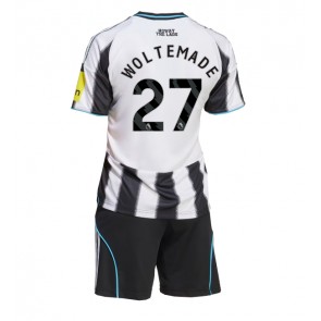 Newcastle United Nick Woltemade #27 Dětské Domácí Dres 2025-26 Krátký Rukáv (+ trenýrky)
