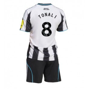 Newcastle United Sandro Tonali #8 Dětské Domácí Dres 2025-26 Krátký Rukáv (+ trenýrky)