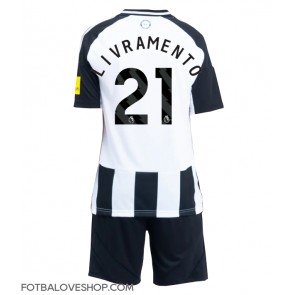 Newcastle United Tino Livramento #21 Dětské Domácí Dres 2024-25 Krátký Rukáv (+ trenýrky)
