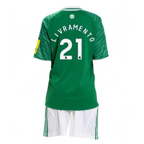 Newcastle United Tino Livramento #21 Dětské Venkovní Dres 2025-26 Krátký Rukáv (+ trenýrky)