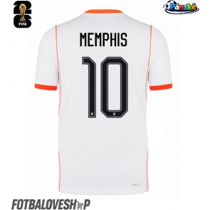 Nizozemsko Memphis Depay #10 Venkovní Dres MS 2026 Krátký Rukáv