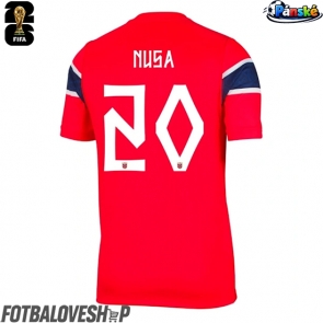Norsko Antonio Nusa #20 Domácí Dres MS 2026 Krátký Rukáv