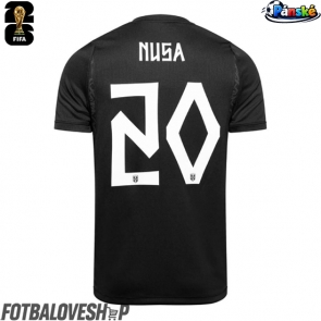 Norsko Antonio Nusa #20 Venkovní Dres MS 2026 Krátký Rukáv