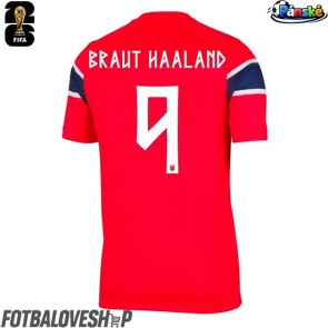 Norsko Erling Haaland #9 Domácí Dres MS 2026 Krátký Rukáv