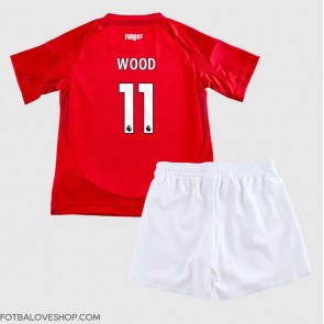 Nottingham Forest Chris Wood #11 Dětské Domácí Dres 2024-25 Krátký Rukáv (+ trenýrky)