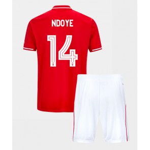 Nottingham Forest Dan Ndoye #14 Dětské Domácí Dres 2025-26 Krátký Rukáv (+ trenýrky)