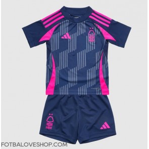 Nottingham Forest Dětské Venkovní Dres 2024-25 Krátký Rukáv (+ trenýrky)