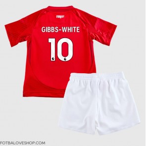 Nottingham Forest Morgan Gibbs-White #10 Dětské Domácí Dres 2024-25 Krátký Rukáv (+ trenýrky)