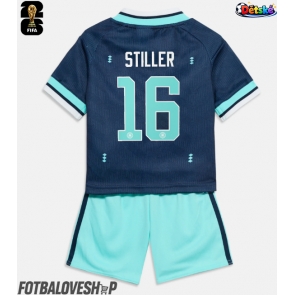 Německo Angelo Stiller #16 Dětské Venkovní Dres MS 2026 Krátký Rukáv (+ trenýrky)