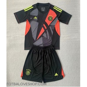 Německo Brankářské Dětské Domácí Dres ME 2024 Krátký Rukáv (+ trenýrky)