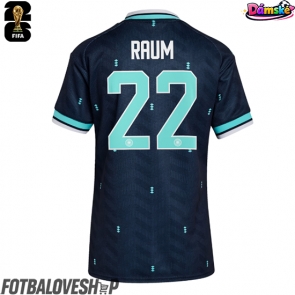 Německo David Raum #22 Dámské Venkovní Dres MS 2026 Krátký Rukáv