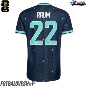 Německo David Raum #22 Venkovní Dres MS 2026 Krátký Rukáv