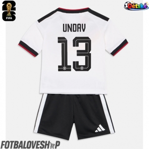 Německo Deniz Undav #13 Dětské Domácí Dres MS 2026 Krátký Rukáv (+ trenýrky)