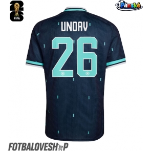 Německo Deniz Undav #26 Venkovní Dres MS 2026 Krátký Rukáv