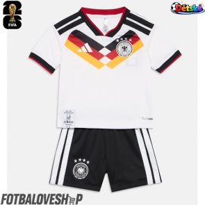 Německo Dětské Domácí Dres MS 2026 Krátký Rukáv (+ trenýrky)