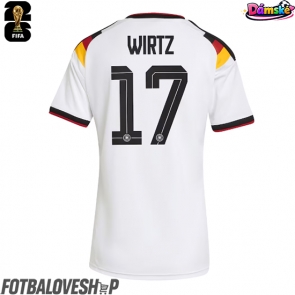 Německo Florian Wirtz #17 Dámské Domácí Dres MS 2026 Krátký Rukáv
