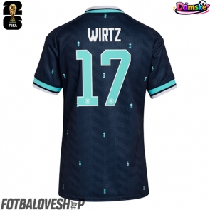 Německo Florian Wirtz #17 Dámské Venkovní Dres MS 2026 Krátký Rukáv