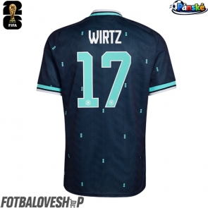 Německo Florian Wirtz #17 Venkovní Dres MS 2026 Krátký Rukáv