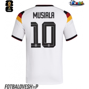 Německo Jamal Musiala #10 Domácí Dres MS 2026 Krátký Rukáv