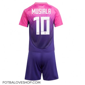 Německo Jamal Musiala #10 Dětské Venkovní Dres ME 2024 Krátký Rukáv (+ trenýrky)