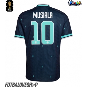 Německo Jamal Musiala #10 Venkovní Dres MS 2026 Krátký Rukáv