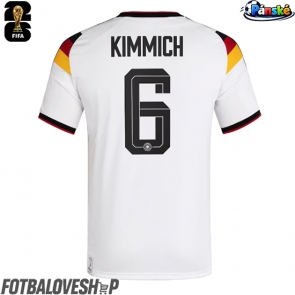 Německo Joshua Kimmich #6 Domácí Dres MS 2026 Krátký Rukáv