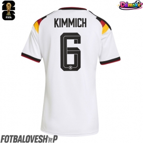 Německo Joshua Kimmich #6 Dámské Domácí Dres MS 2026 Krátký Rukáv