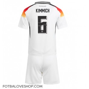Německo Joshua Kimmich #6 Dětské Domácí Dres ME 2024 Krátký Rukáv (+ trenýrky)