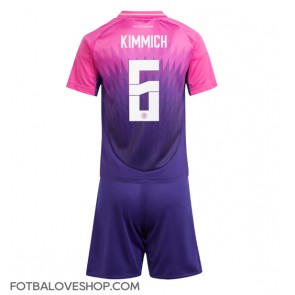 Německo Joshua Kimmich #6 Dětské Venkovní Dres ME 2024 Krátký Rukáv (+ trenýrky)