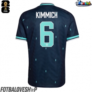 Německo Joshua Kimmich #6 Venkovní Dres MS 2026 Krátký Rukáv