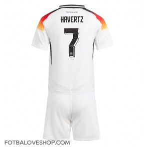 Německo Kai Havertz #7 Dětské Domácí Dres ME 2024 Krátký Rukáv (+ trenýrky)