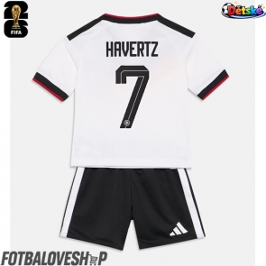 Německo Kai Havertz #7 Dětské Domácí Dres MS 2026 Krátký Rukáv (+ trenýrky)