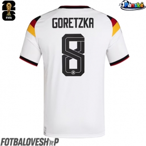 Německo Leon Goretzka #8 Domácí Dres MS 2026 Krátký Rukáv