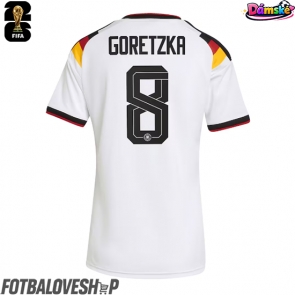 Německo Leon Goretzka #8 Dámské Domácí Dres MS 2026 Krátký Rukáv