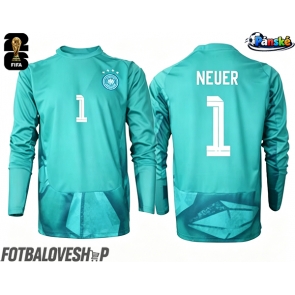 Německo Manuel Neuer #1 Brankářské Domácí Dres MS 2026 Dlouhý Rukáv