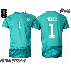 Německo Manuel Neuer #1 Brankářské Domácí Dres MS 2026 Krátký Rukáv