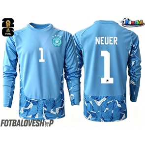 Německo Manuel Neuer #1 Brankářské Venkovní Dres MS 2026 Dlouhý Rukáv