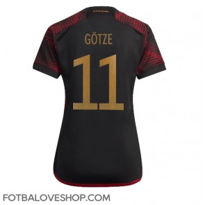 Německo Mario Gotze #11 Dámské Venkovní Dres MS 2022 Krátký Rukáv